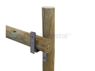 1 kit puerta metalica para poste de madera38
